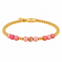 Armband met Edelstenen Kralen • Rhodoniet