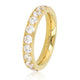 Ring met Zirkonia Steentjes • 3 mm • Goud