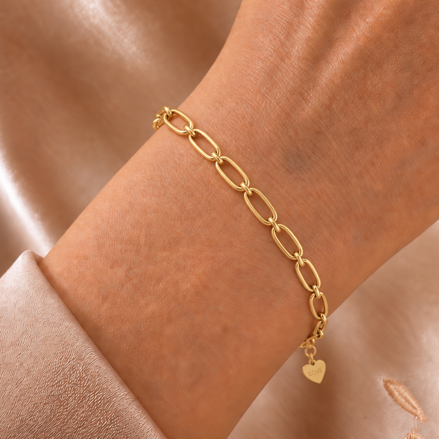 Fijne Schakelarmband met Ovale Schakels