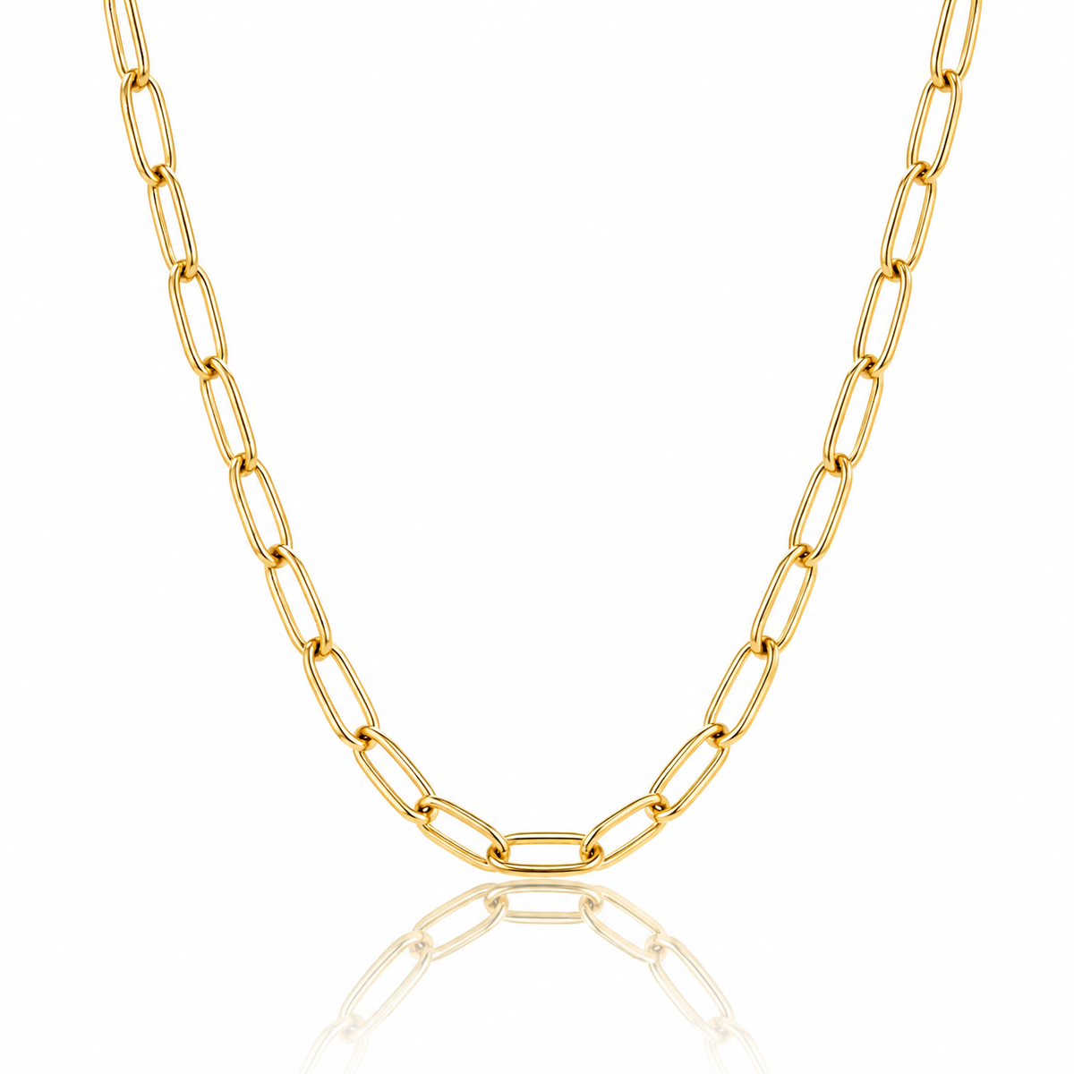 Fijne Schakelketting met Ovale Schakels