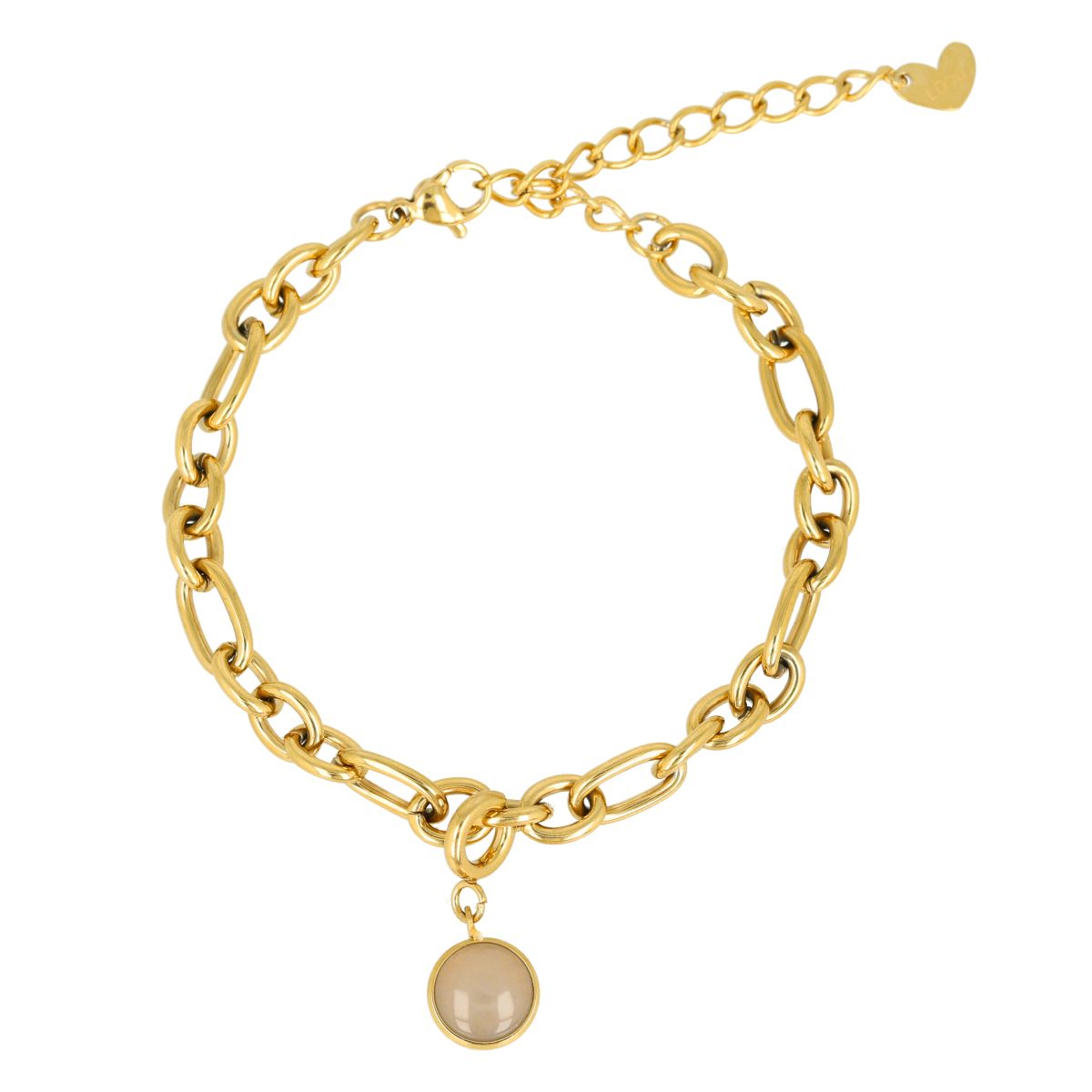 Armband met Chalcedoon - Geboortesteen Maart