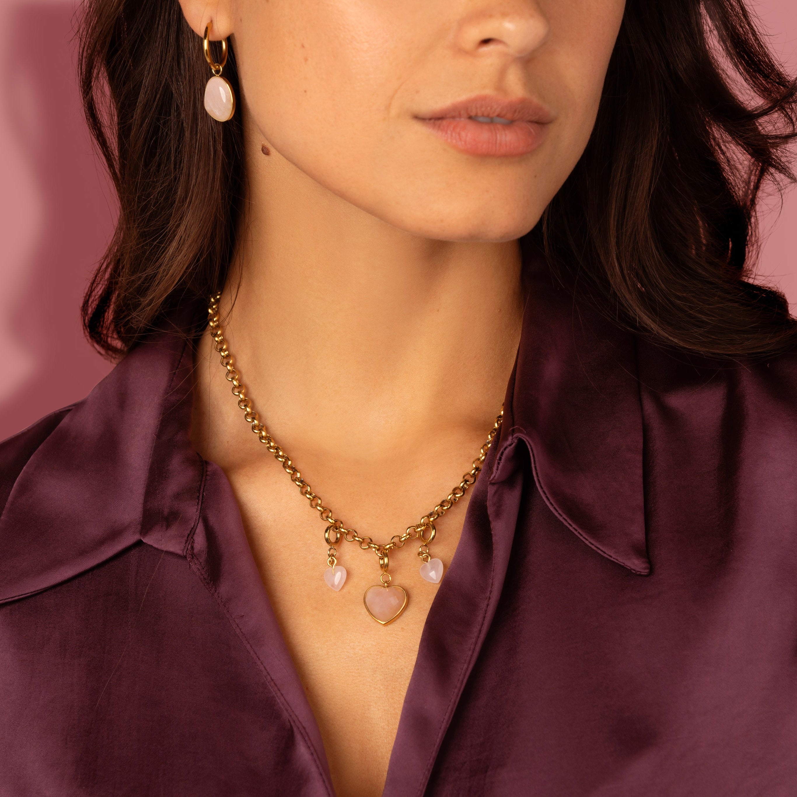 Gliederkette • 43 cm • Gold