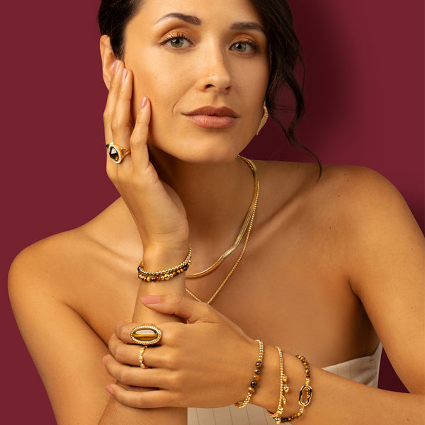 Tiger Eye armband - Echte edelsteen