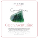 Ringen set Green Aventurine Rose Quartz