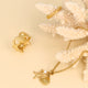 Breiter goldener Ring - Verspielte Seesterne - Sommerlicher Charme