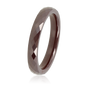 Keramieken Ring • Facet Geslepen • 3 mm • Bruin
