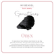Gouden ringenset met Onyx hart en zwart keramiek. Stijlvol en elegant. Inclusief 1 jaar garantie. - My Bendel