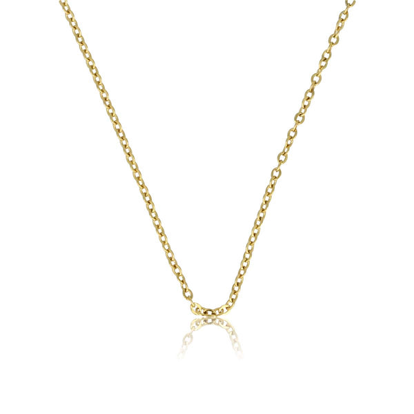 Fijne 1mm RVS Schakelketting - Goudkleurig