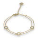 Gouden armband met cirkels - hypoallergeen design