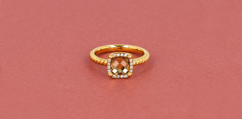 Ringen met steen