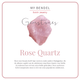 Gouden Ketting met Rose Quartz Kralen - My Bendel