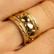 Goldenes Ring-Set Herzen