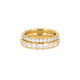 Zirkonia Ring-Set • 2 mm Ring und 3 mm Ring