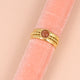 Berry Quartz Ring-Set