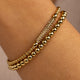 Armbanden set met zirkonia bedel