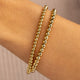 Armband-Set – Gold mit Perlen