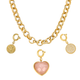 Meaningful Moments - Ketting met Rozenkwarts en Zirkonia