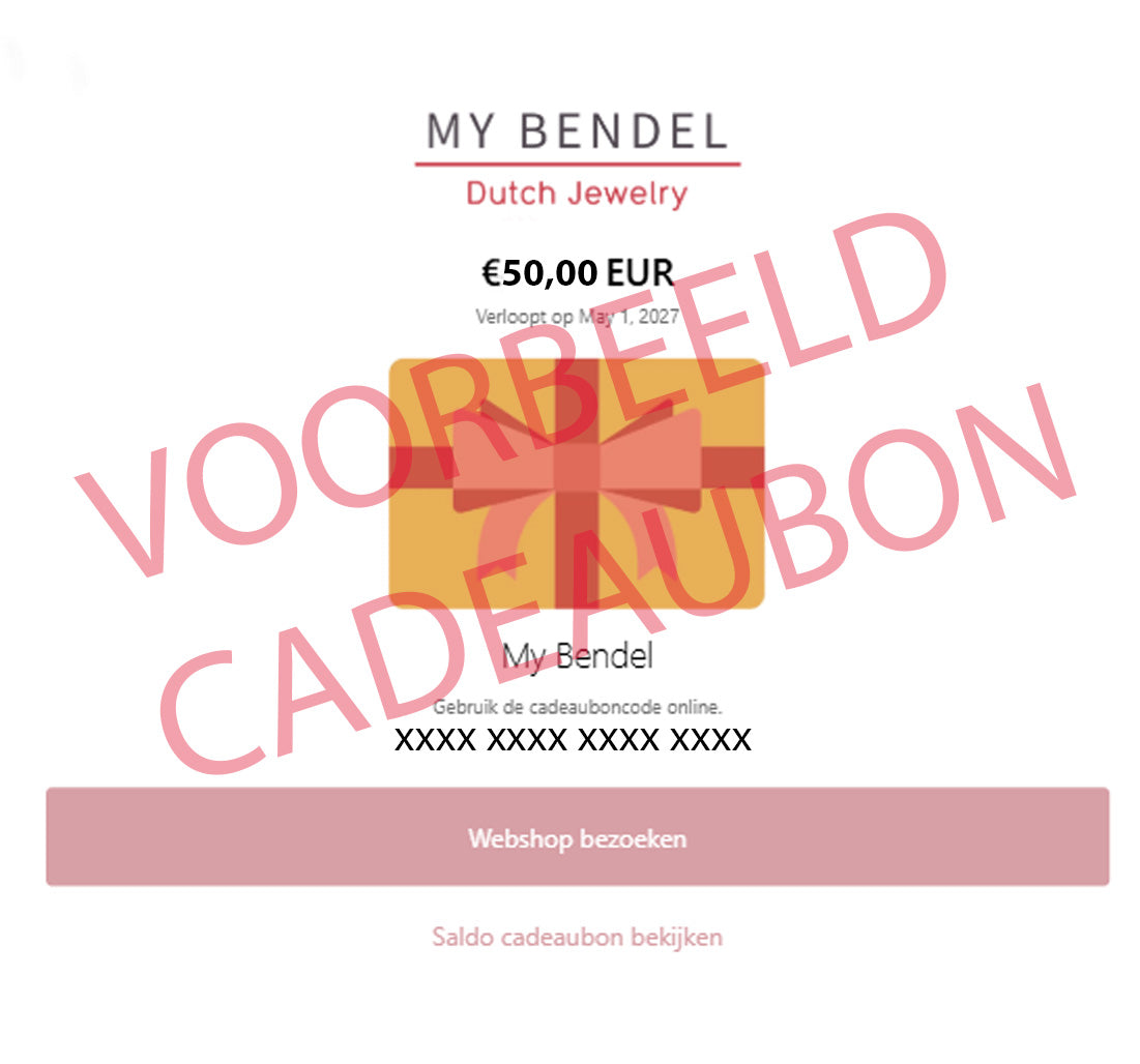 My Bendel Cadeaubon €15 - €250