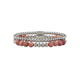 Rhodonite armbanden set zilver
