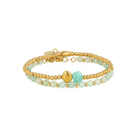 Amazonit Armbänder Set