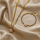 Sieraden set met Rose Quartz