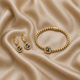 Labradorit Schmuckset Gold