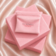 Gouden ring - roze facet kristal glassteen