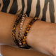Gouden Rhodonite Armband - Elastisch & Stijlvol