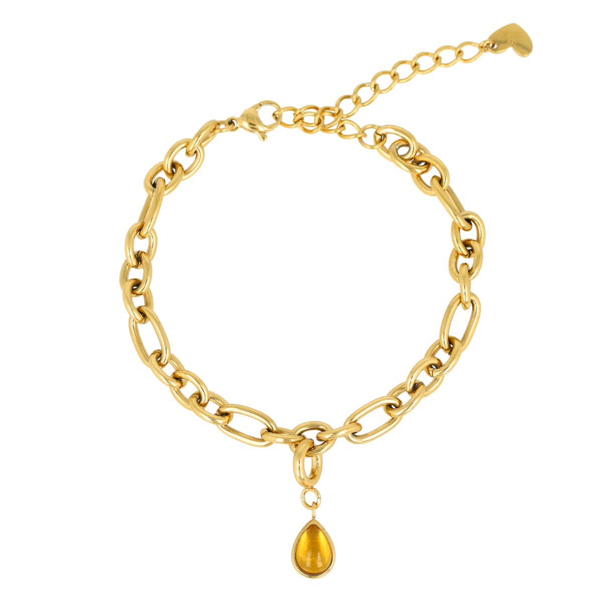 Armband met Citrien - Geboortesteen November