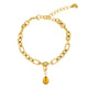 Armband met Citrien - Geboortesteen November