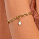 Armband met White Aventurine - Geboortesteen April