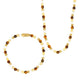 Sieraden set met Tiger eye, Citrine en Parels