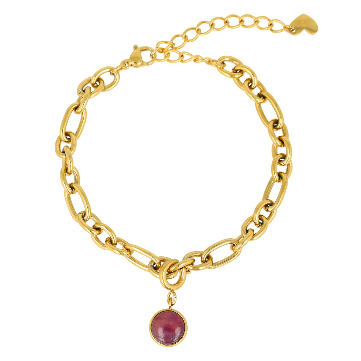 Armband met Amethyst - Geboortesteen Februari