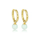 Amazonite Gouden Oorringen: Elegantie en Kleur - My Bendel