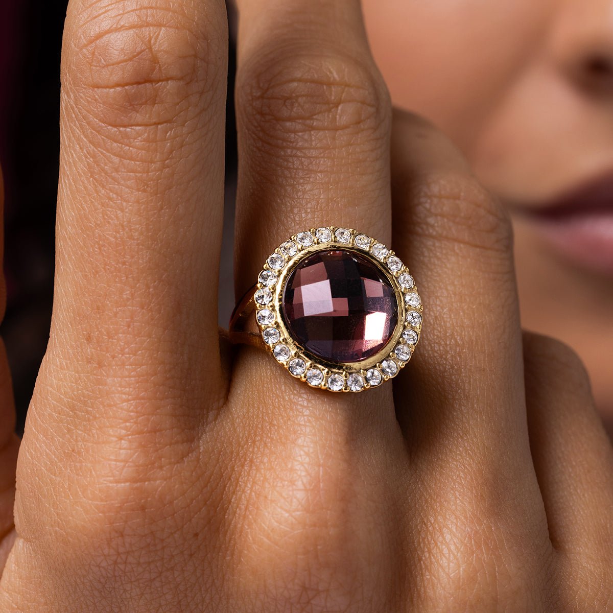 Champagne ring - luxe uitstraling - My Bendel