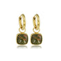 Klassieke Gouden Oorringen met Unakite Hanger