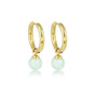 Amazonite Gouden Oorringen: Elegantie en Kleur