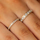 Ring met Zirkonia Steentjes • 3 mm • Goud