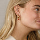 Elegant 14mm Gold Twisted Earring
