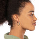 Strahlender Stahl Ohrring: Zeitlose Eleganz 30mm