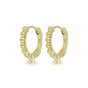 Elegante Gouden Oorring met Bolletjes Detail