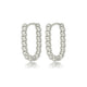 Elegant Twisted Silver Earring 18mm