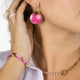 Gouden Armband met Rose Stripe Agate Edelsteen