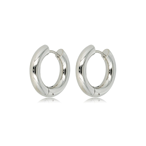 Tijdloze Zilveren Oorringen 20x4 mm - Elegant en Uniek
