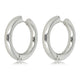 Stralende Zilveren Oorring 30x5 mm - Tijdloze Elegantie