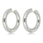 Stralende Zilveren Oorring 30x5 mm - Tijdloze Elegantie