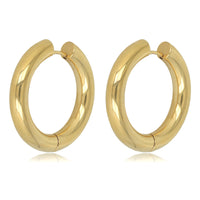 Stralende Gouden Hoepel Oorring 30x5 mm Elegantie