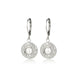 Elegant Silver Earring with Mother-of-Pearl