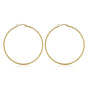 Stralende Gouden Oorring 60mm: Tijdloze Elegantie