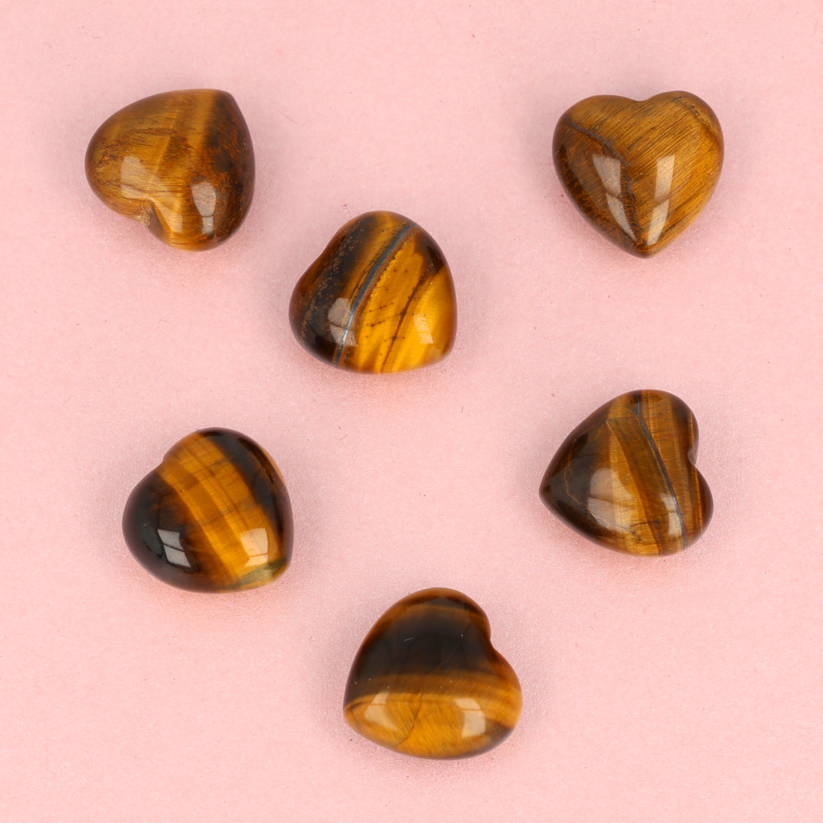 Gemstone Heart • Tiger Eye